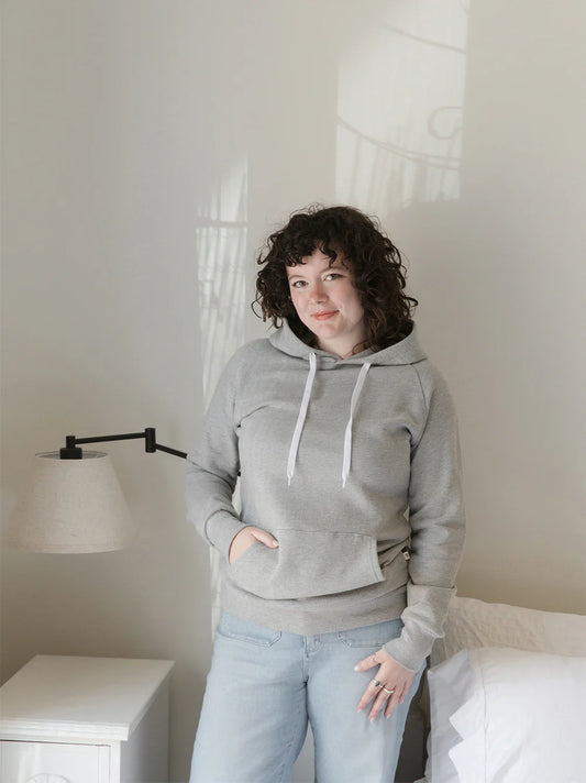 Blondie Apparel- Classic Forrest Hoodie- Heather Grey-FINAL SALE
