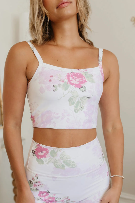 & Ave- Game Changer Crop- Rose to the Challenge- L & XL left FINAL SALE