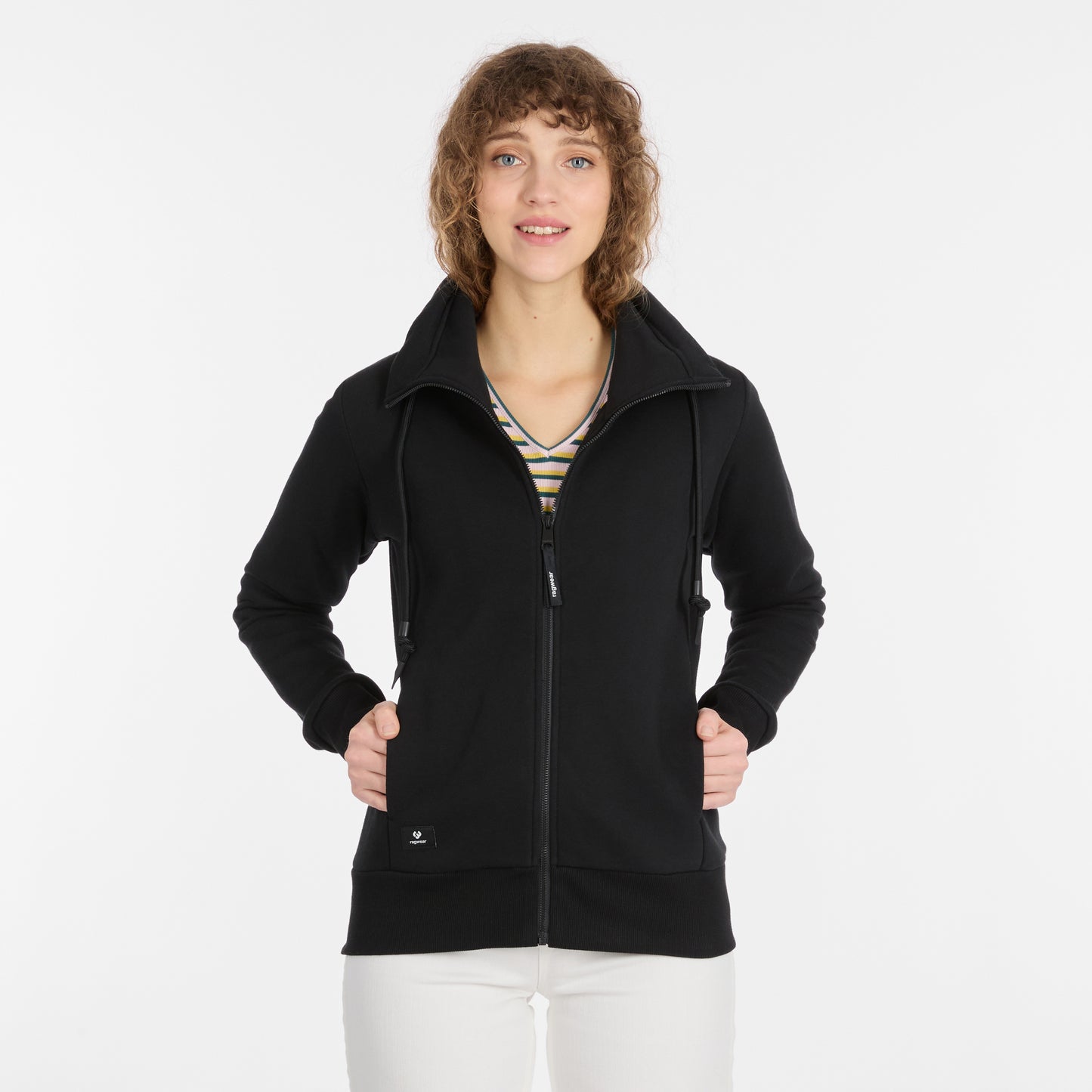 Ragwear- Ronette Fullzip- Black