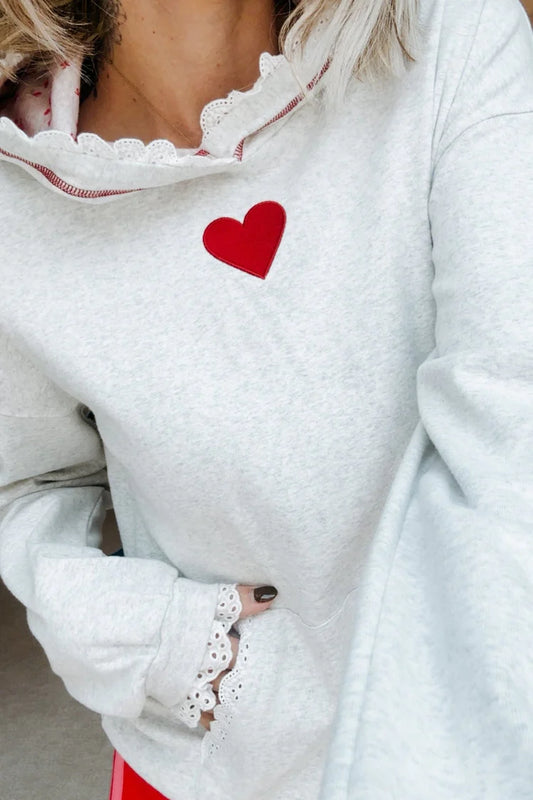 & Ave- University Hoody- Full Heart