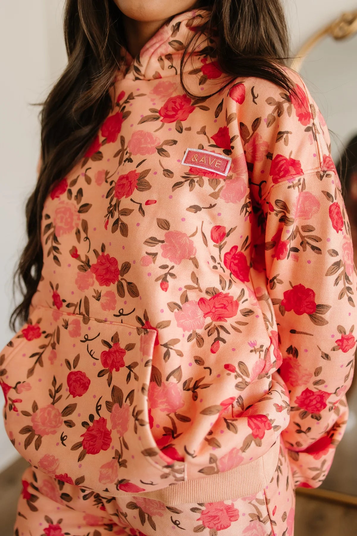 & Ave- Comfort Zone Hoody- Love You Forever-M left-FINAL SALE