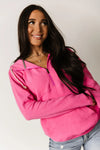 & Ave- HalfZip Sweatshirt- Lotus