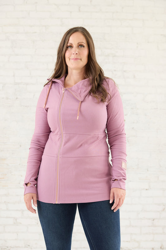 Pink Cement- Full Zip- Ginger with Rose Gold