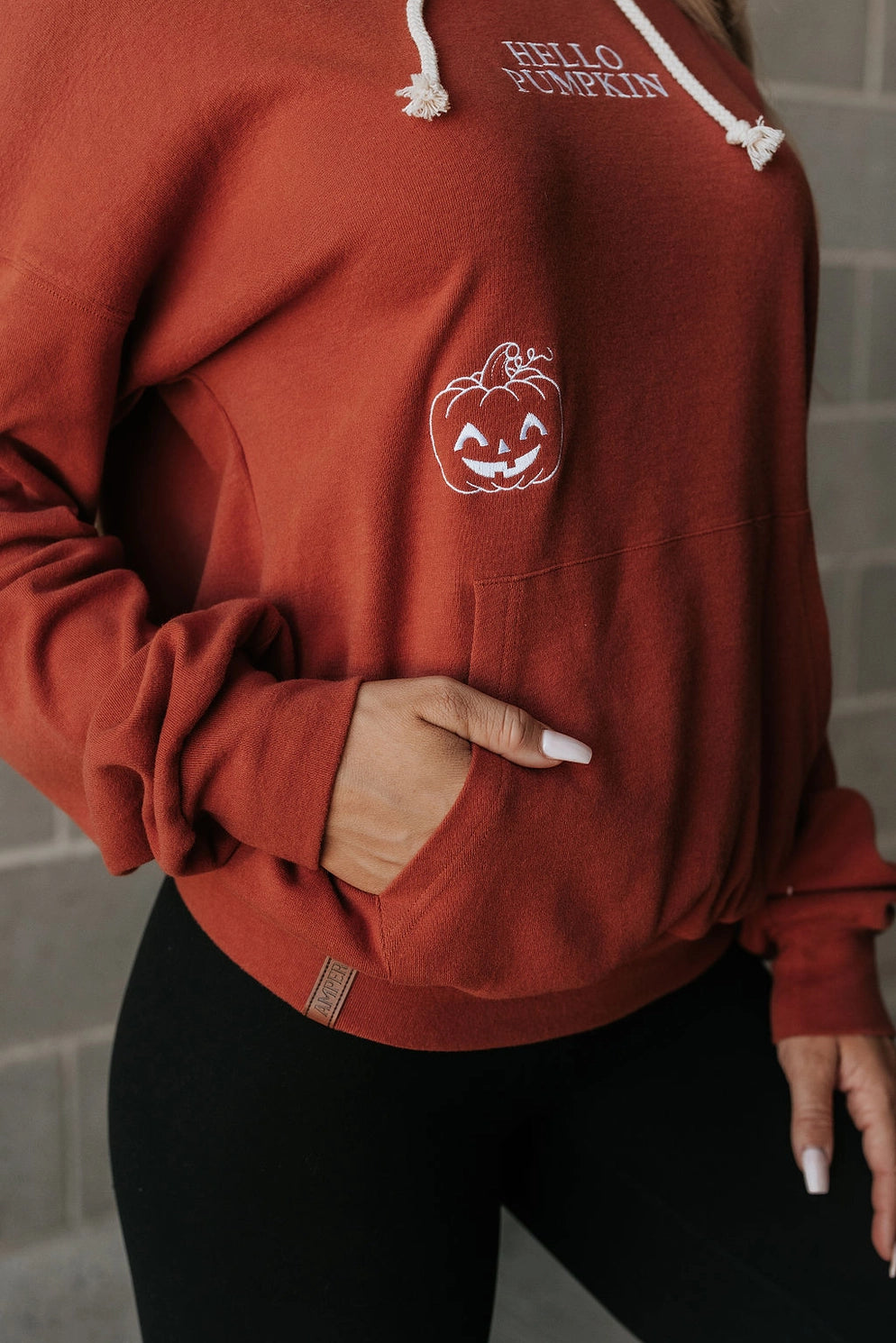 & Ave- University Hoody- Hello Pumpkin