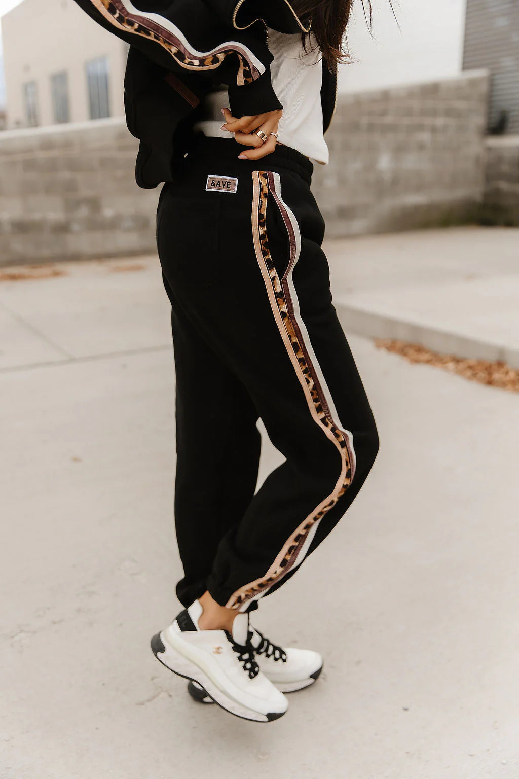 & Ave- Comfort Zone Joggers-Fearless & Free