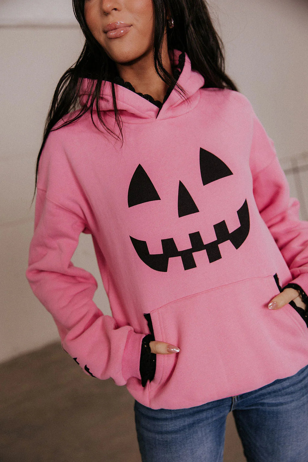& Ave- Comfort Zone Hoody- Lil’ Miss Pumpkin
