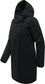 Ragwear-  Pavleen Long Jacket- Black