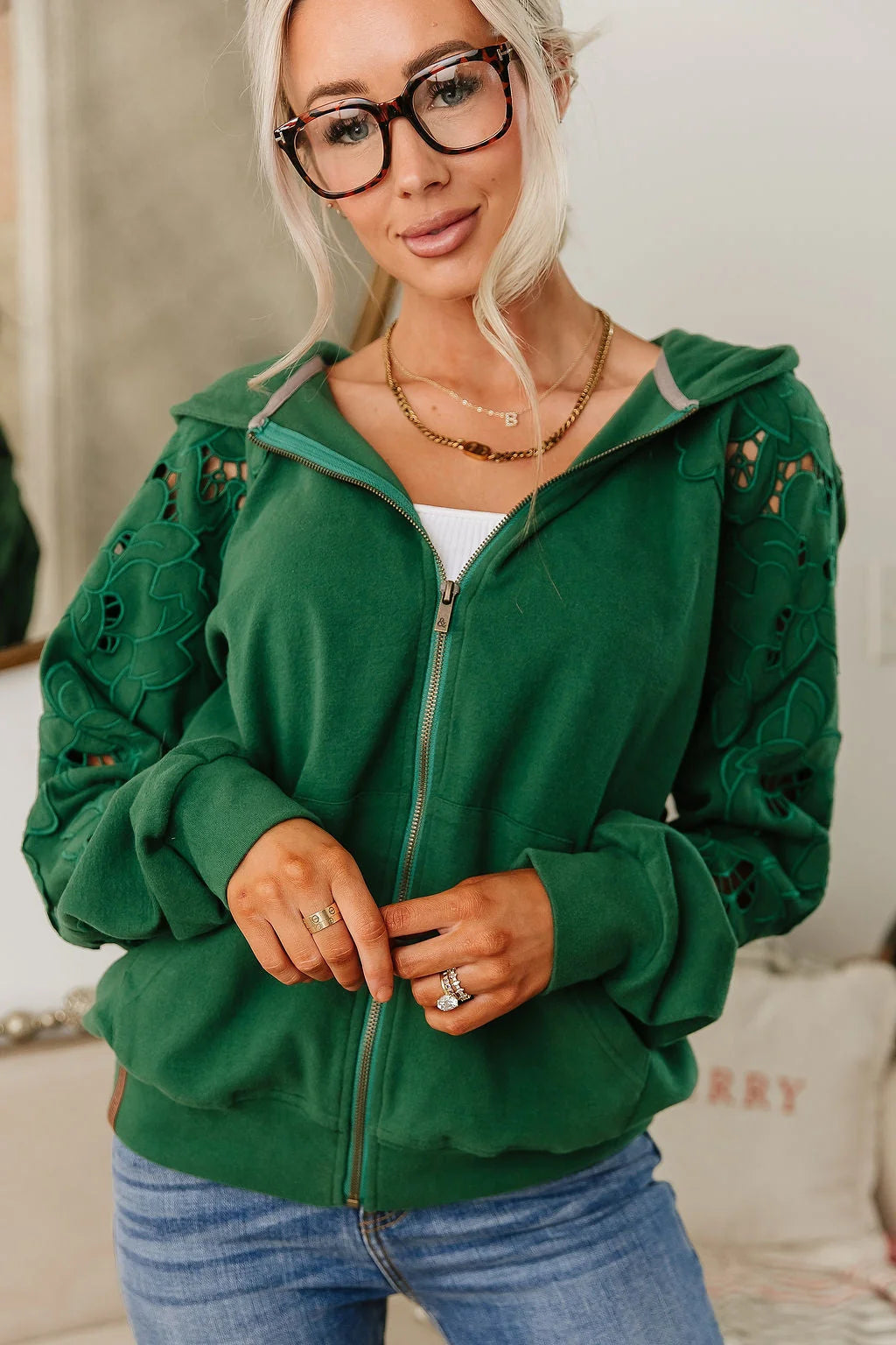& Ave- University FullZip- Love Story- Holly