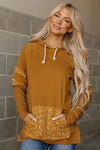 & Ave- Side Slit Sweatshirt- Made For You- Maple