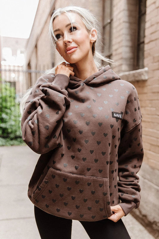 & Ave- Comfort Zone Hoody- Heart & Soul