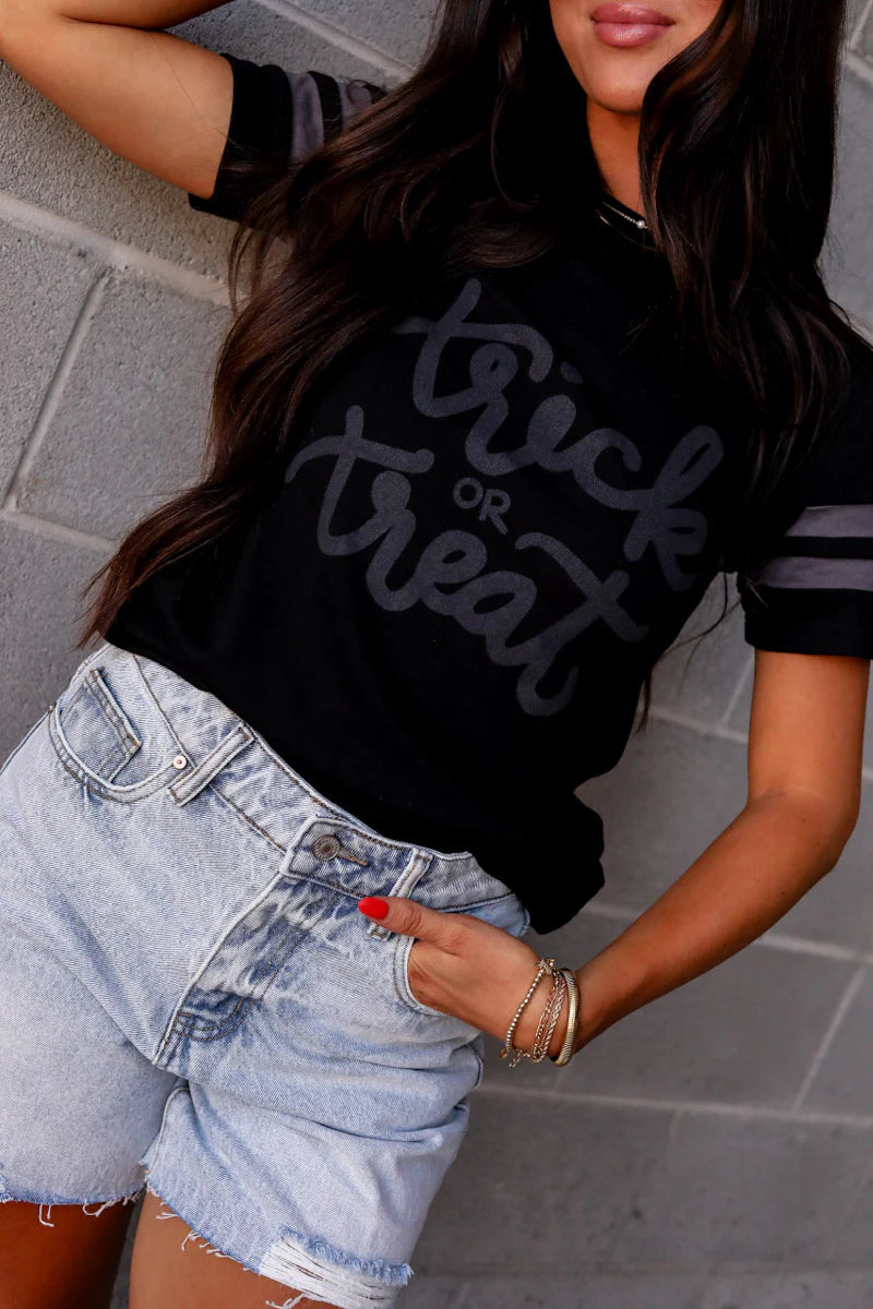 & Ave- Lulu Tee- Trick or Treat-FINAL SALE