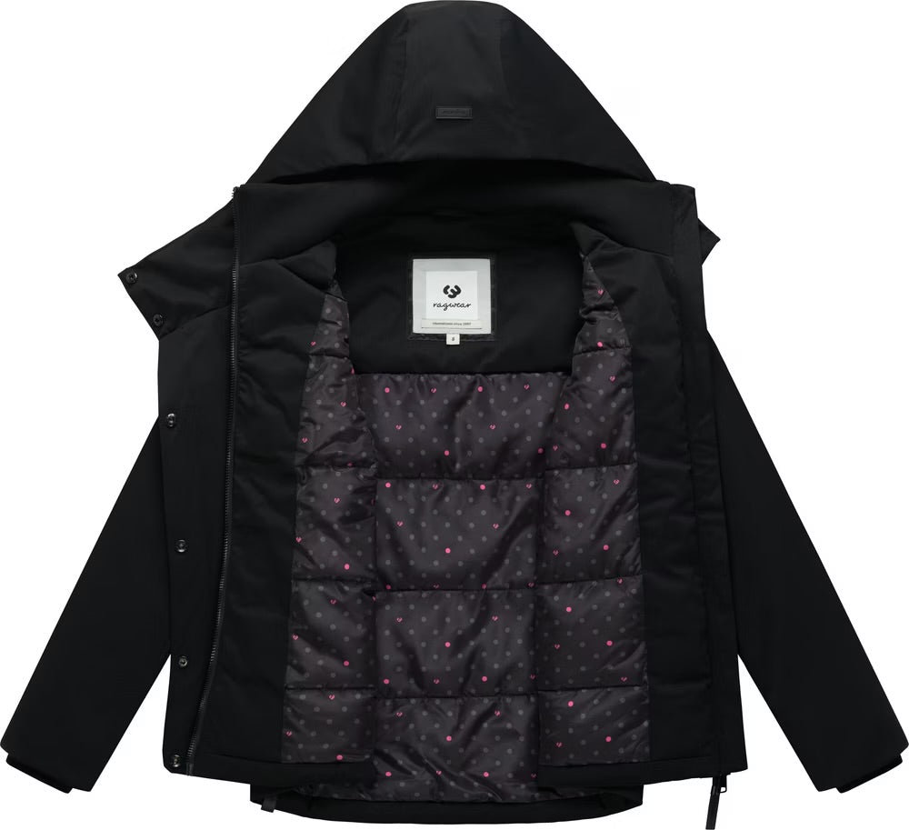 Ragwear-  Pavleen Short Jacket- Black