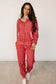 & Ave- University Fullzip Hoody- Cherry Blossom Babe-L left FINAL SALE