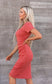 & Ave- Better Than Basic Dress- Coral