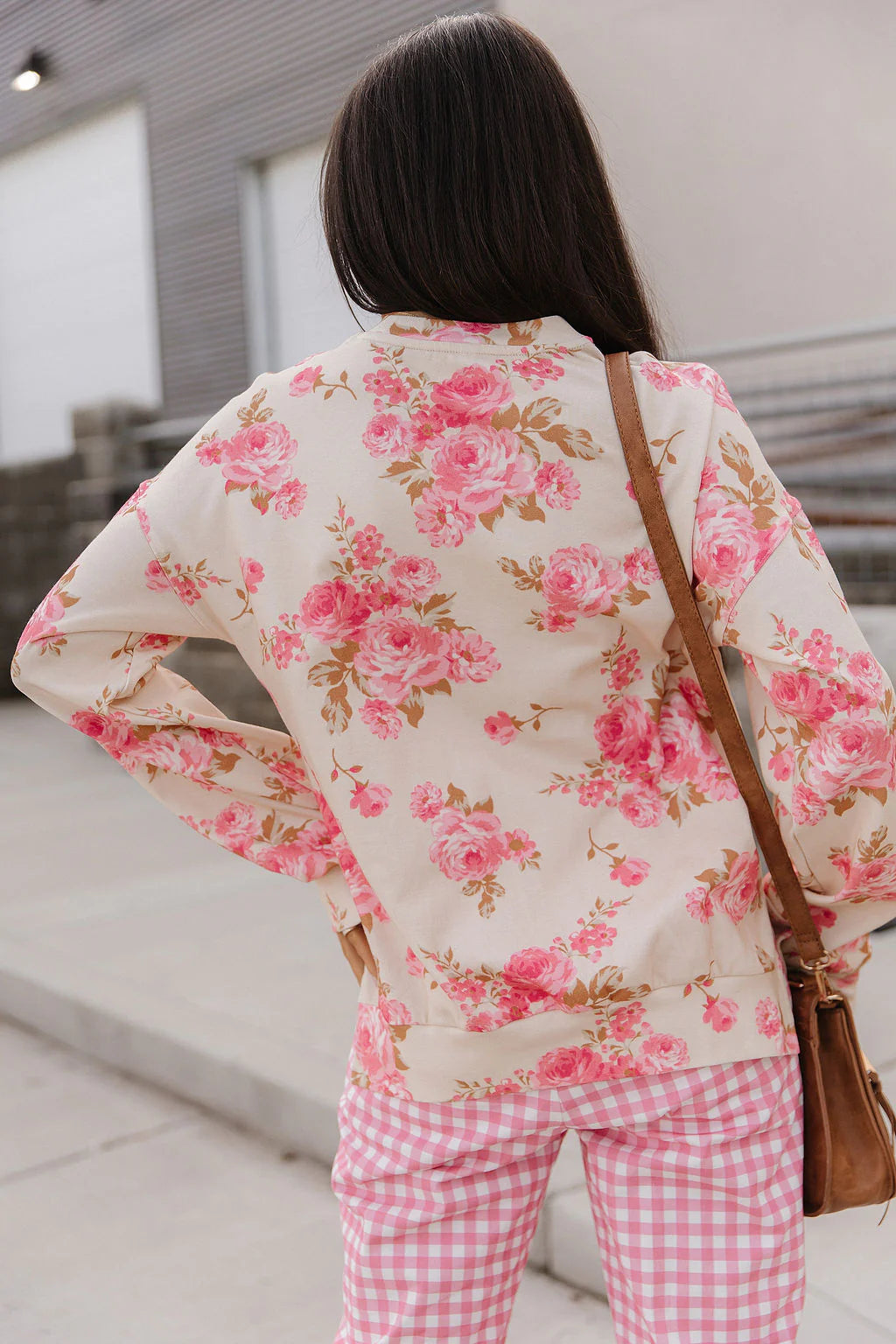 & Ave- University SideSlit Pull Over- Petal Season