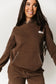 & Ave- Comfort Zone Hoody-Sweetly Stitched Coffee