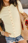 & Ave- Button Front Lulu Tee- Banana