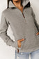 & Ave- HalfZip Sweatshirt- Quilted Grey-3XL left-FINAL SALE