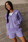 & Ave- Comfort Zone Halfzip- Lavender