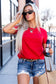 & Ave- Lulu Tee- Poppy