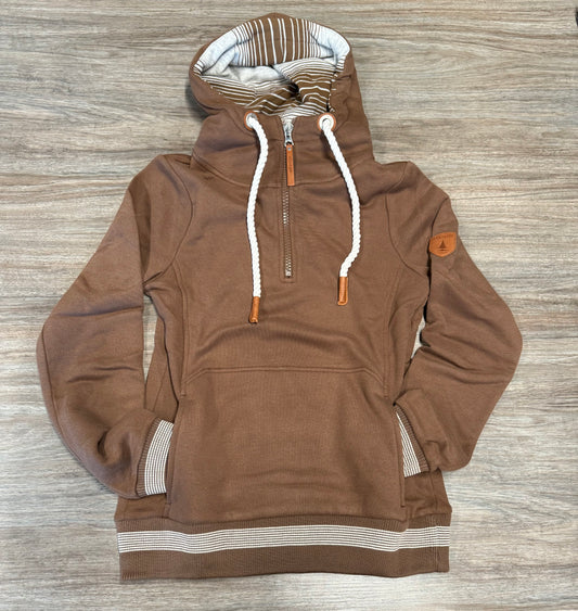 Wanakome- Sabine Halfzip- Mahogany