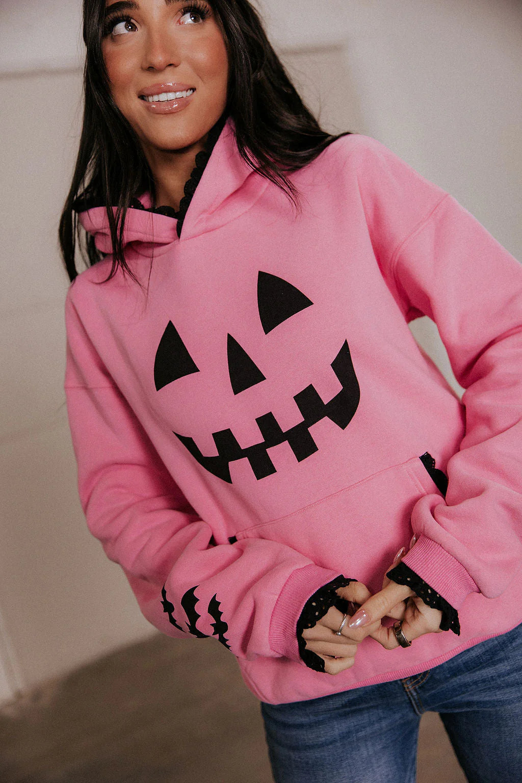 & Ave- Comfort Zone Hoody- Lil’ Miss Pumpkin