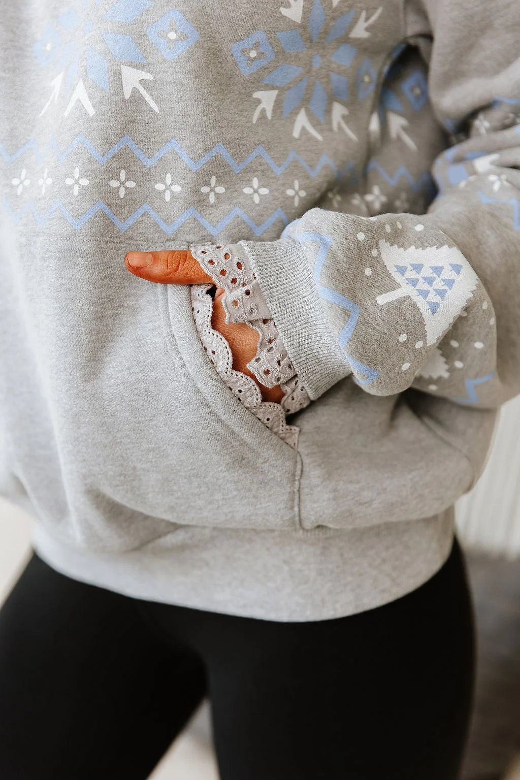 & Ave- Comfort Zone Hoody- Snow Much Fun