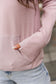 & Ave- HalfZip Sweatshirt- Lilac Dreams
