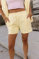 & Ave- Comfort Zone Shorts- Butter Yellow