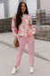 & Ave- University SideSlit Pull Over- Petal Season