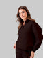 Après Actif- 1/4 Zip Pullover- Espresso