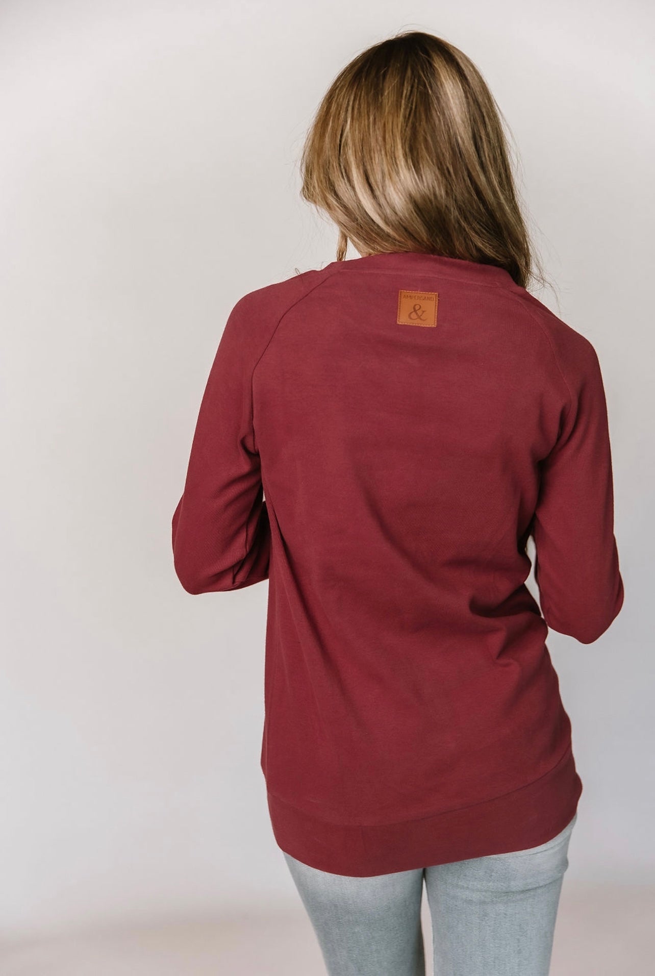 & Ave- Classic Pull Over- Cranberry-XL & 3XL left