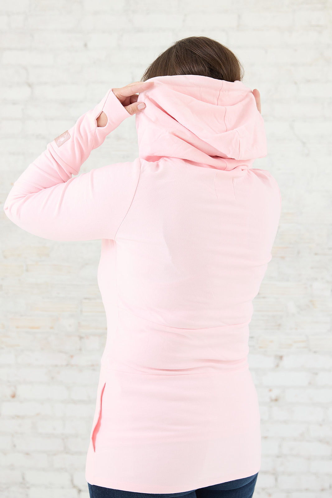 Pink Cement- 1/4 Zip- Light Pink with Rose Gold