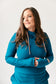 Pink Cement- Hoody- Moroccan Blue with Rose Gold