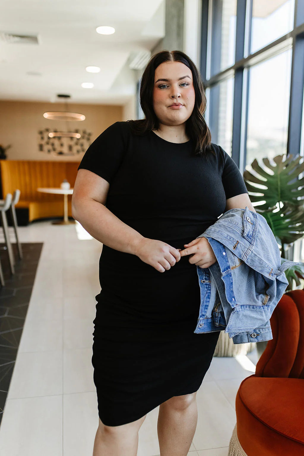 & Ave- Better Than Basic Dress- Raven Black