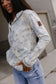 & Ave- FullZip Sweatshirt- Blue Ribbon Blooms