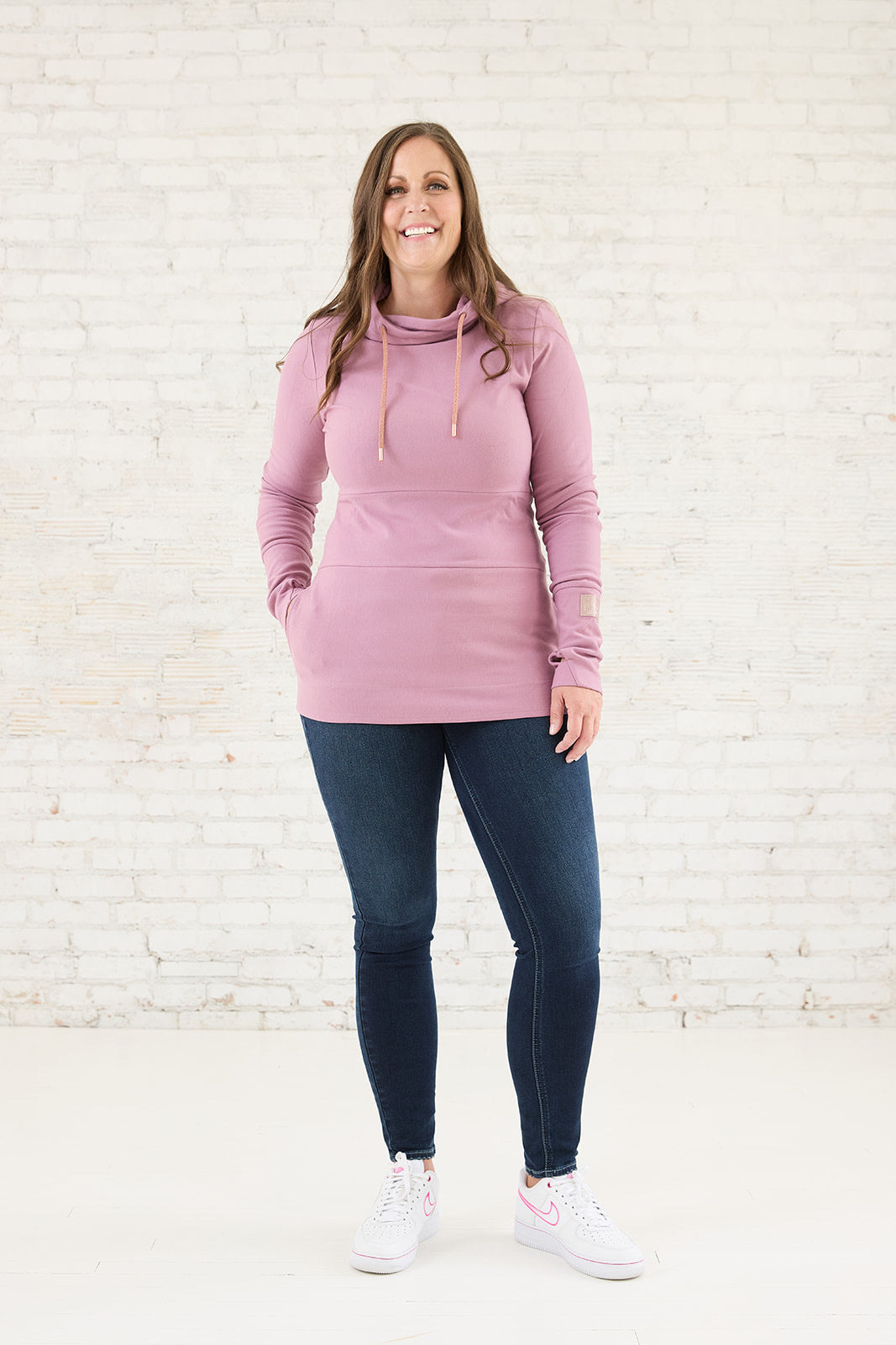 Pink Cement- Hoody- Ginger with Rose Gold