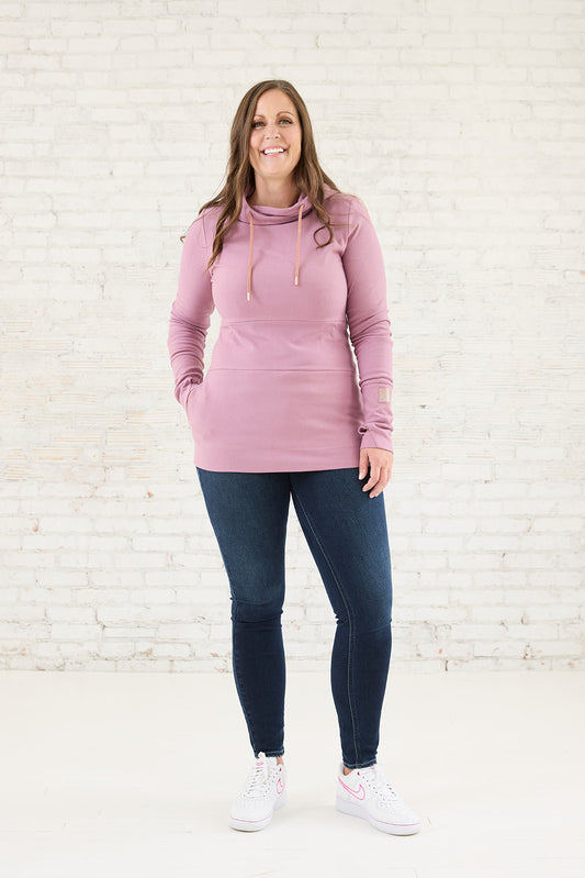 Pink Cement- Hoody- Ginger with Rose Gold