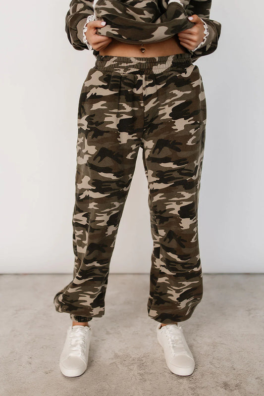 & Ave- Comfort Zone Joggers- Camo-M left