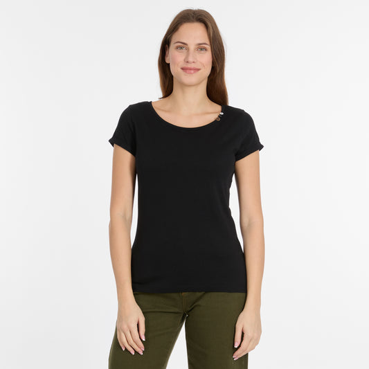 Ragwear- Fllorah GOTS Tee- Black