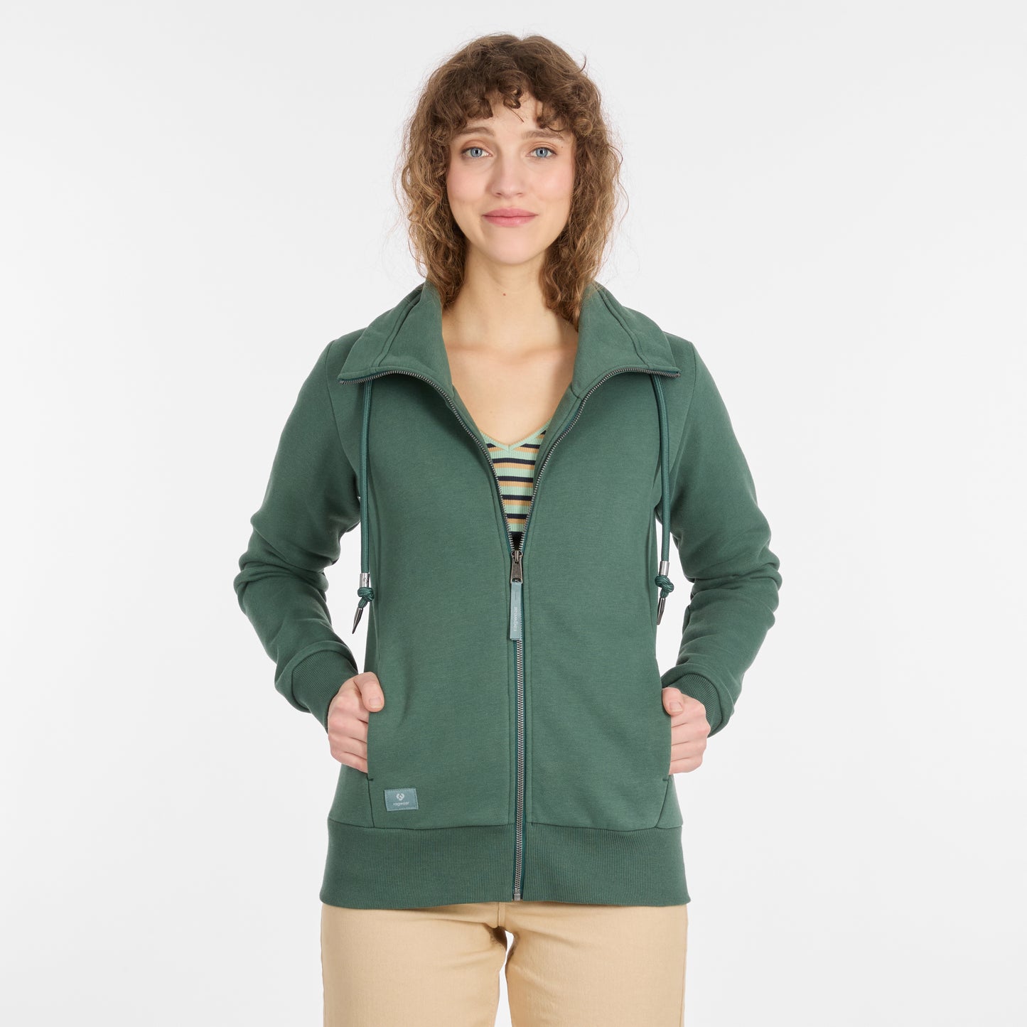 Ragwear- Ronette Fullzip- Pine Green