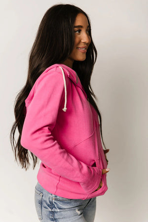 & Ave- HalfZip Sweatshirt- Lotus