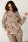 & Ave- Comfort Zone Hoody- Leopard-M & 3XL left