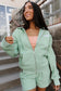 & Ave- Comfort Zone Fullzip Hoody- Mint- M left