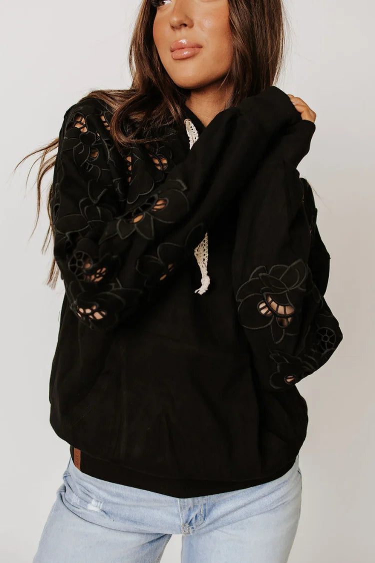 & Ave- University Hoody- Love Story- Black *RESTOCKED!