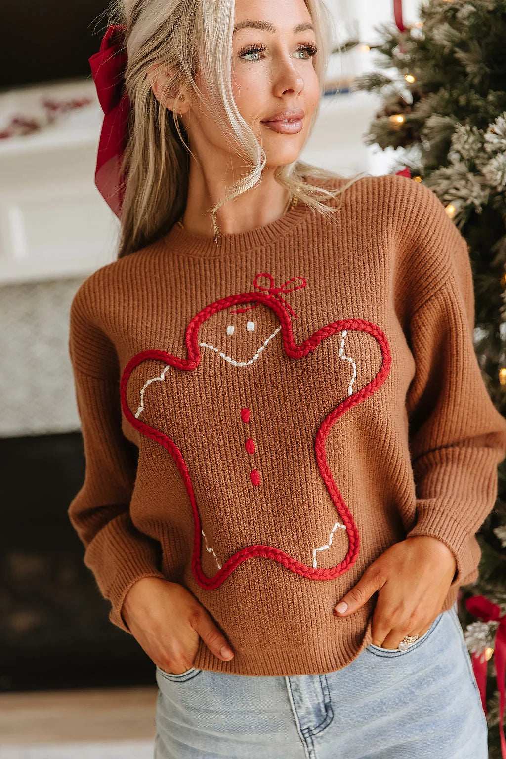 & Ave- Sweater- Gingerbread Dreams