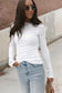 & Ave- Lovely Lace Long Sleeve- Mist