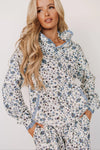 & Ave- University Hoody- Blooming in Blue