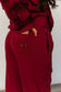 & Ave- Wide Leg Bow Comfs- Love Story- Crimson