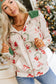 & Ave- FullZip Sweatshirt- Deck The Halls- 2XL left